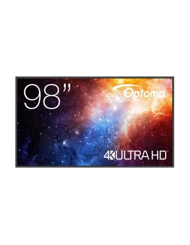 Optoma N3981K Digital signage flat panel 2.49 m (98") LED Wi-Fi 500 cd/m² 4K Ultra HD Black Android 11 24/7