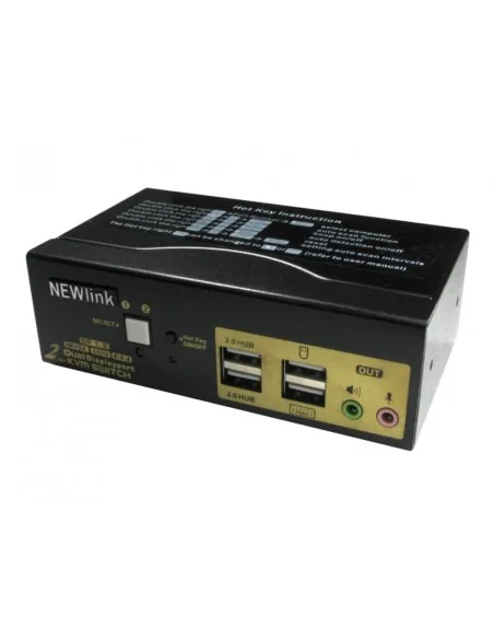 Cables Direct NLKVMDP-22DBL KVM switch Black