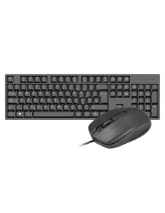 VIDA OFFICE 2IN1 USB KIT keyboard Mouse included Home/Office QWERTY UK English Black