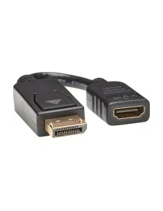 Tripp Lite P136-000 DisplayPort to HDMI Video Adapter Video Converter (M/F), HDCP, Black, 6 in. (15 cm)