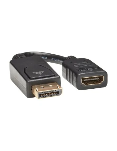 Tripp Lite P136-000 DisplayPort to HDMI Video Adapter Video Converter (M/F), HDCP, Black, 6 in. (15 cm)