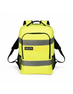 DICOTA P20471-17 backpack Rucksack Black, Grey, Yellow Recycled polyethylene terephthalate (rPET)