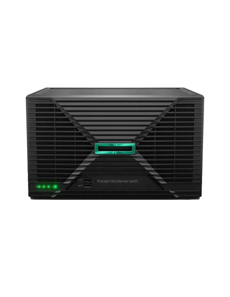 HPE ProLiant MicroServer Gen11 E-2414 2.6GHz 4-core 1P 16GB-U VROC 4LFF-NHP 180W External PS Server