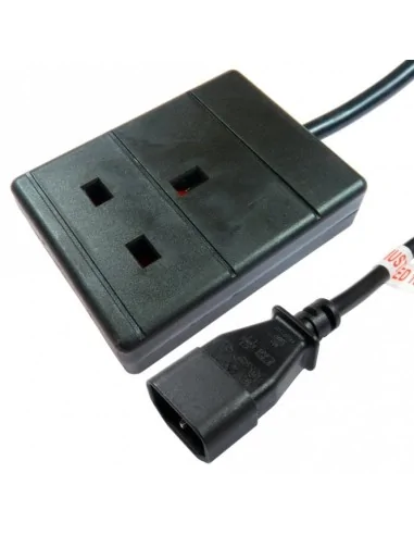 Cables Direct RB-001-1G power cable Black 0.5 m IEC C14 Power plug type B