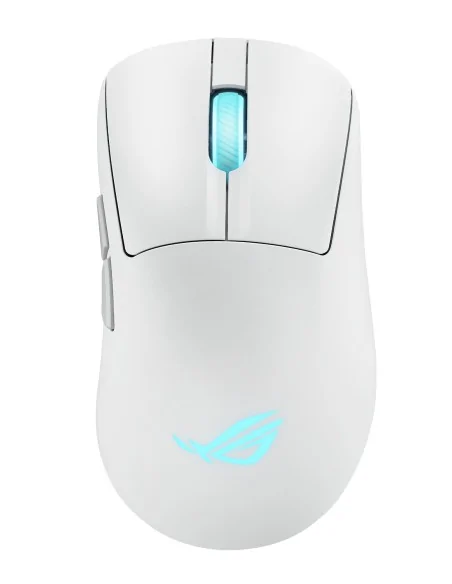 ASUS ROG Keris II Origin WHT mouse Gaming Right-hand RF Wireless + Bluetooth + USB Type-A Optical 42000 DPI