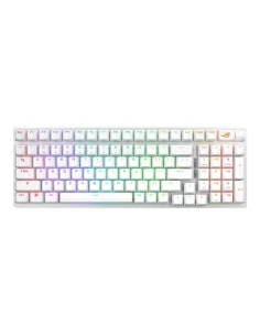 ASUS ROG Strix Scope II 96 Wireless keyboard Gaming USB + RF Wireless + Bluetooth White
