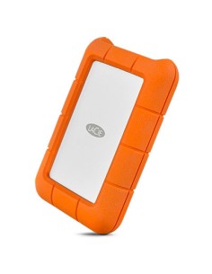 LaCie Rugged USB-C external hard drive 2 TB Orange, Silver