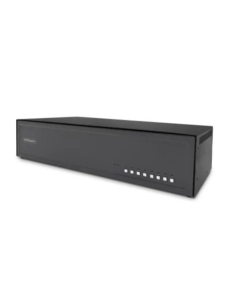StarTech.com Secure 8-Port Dual-Monitor KVM Switch, DisplayPort, 4K 30Hz, NIAP 4.0 Desktop KVM, Metal Housing, Made in the USA