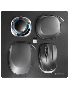 3Dconnexion SpaceMouse Wireless Kit 2 mouse Universal Right-hand RF Wireless + Bluetooth + USB Type-A Optical