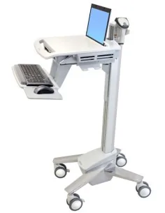 Ergotron StyleView EMR Laptop Cart, SV40 Aluminium, Grey, White Multimedia cart