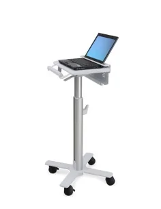 Ergotron StyleView Laptop Cart, SV10 Aluminium, White Multimedia cart