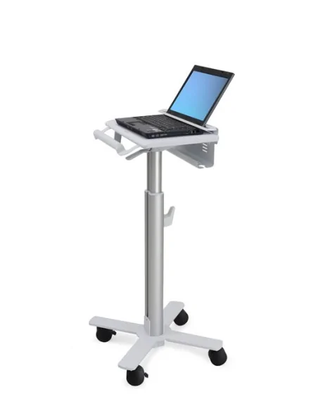Ergotron StyleView Laptop Cart, SV10 Aluminium, White Multimedia cart