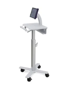 Ergotron StyleView Tablet Cart, SV10 Aluminium, White Multimedia cart