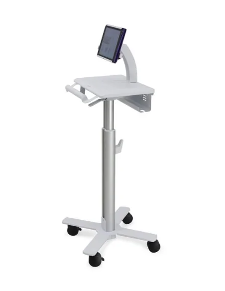 Ergotron StyleView Tablet Cart, SV10 Aluminium, White Multimedia cart