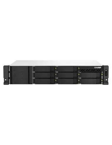 QNAP TS-873AeU-RP NAS Rack (2U) Ryzen Embedded V1500B 4 GB DDR4 0 TB QuTS hero Black