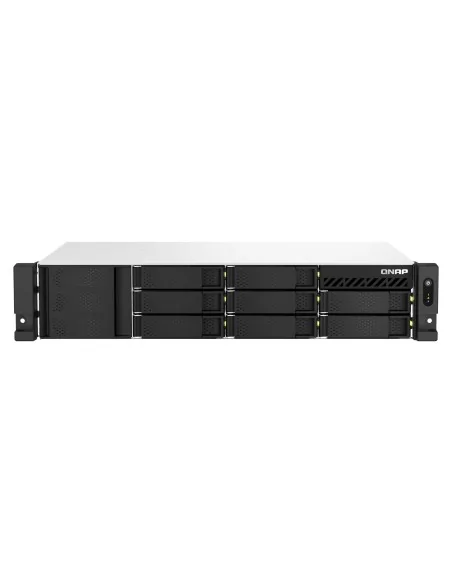 QNAP TS-873AeU-RP NAS Rack (2U) Ryzen Embedded V1500B 4 GB DDR4 0 TB QuTS hero Black