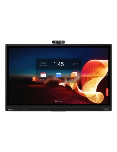 Lenovo ThinkVision T65 computer monitor 165.1 cm (65") 3840 x 2160 pixels 4K Ultra HD LED Touchscreen Black
