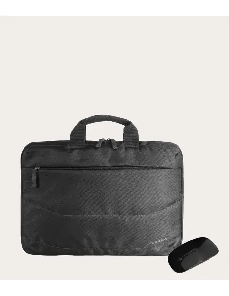Tucano IDEA Notebook 13"/14" and MacBook Pro 14" Messenger case with mouse included Black