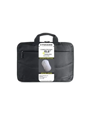 Tucano IDEA Notebook 15.6" Messenger case with mouse included Black
