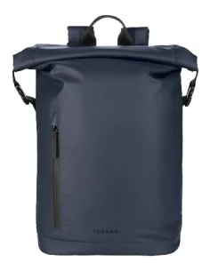Tucano ROLLO Laptop 15.6", MacBook Pro 16" Backpack case rolltop closure Blue