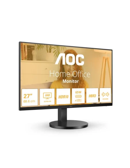 AOC B3 U27B3CF computer monitor 68.6 cm (27") 3840 x 2160 pixels 4K Ultra HD LCD Black