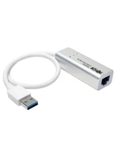 Tripp Lite U336-000-GB-AL USB 3.0 SuperSpeed to Gigabit Ethernet NIC Network Adapter, 10/100/1000, Plug and Play, Aluminum