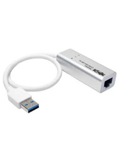 Tripp Lite U336-000-GB-AL USB 3.0 SuperSpeed to Gigabit Ethernet NIC Network Adapter, 10/100/1000, Plug and Play, Aluminum