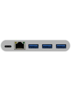Macally UC3HUB3GBC laptop dock/port replicator USB 3.2 Gen 2 (3.1 Gen 2) Type-C White