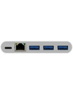 Macally UC3HUB3GBC laptop dock/port replicator USB 3.2 Gen 2 (3.1 Gen 2) Type-C White