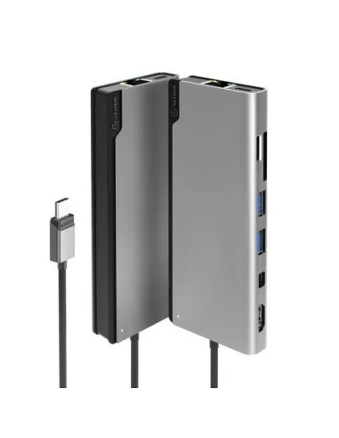 ALOGIC ULDPLSV2-SGR notebook dock/port replicator Wired USB 3.2 Gen 1 (3.1 Gen 1) Type-C Black, Grey