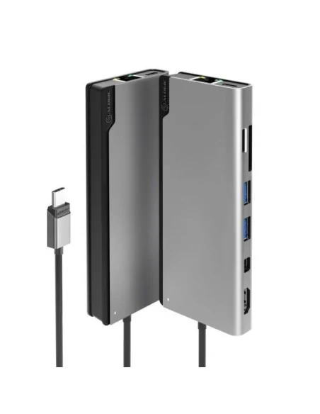 ALOGIC ULDPLSV2-SGR notebook dock/port replicator Wired USB 3.2 Gen 1 (3.1 Gen 1) Type-C Black, Grey