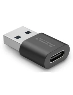 Hama USB Adapter, USB-A Plug - USB-C Socket, USB 3.2 Gen2, 10 Gbit/s