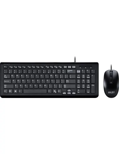 MSI USB Combo Copilot PRO_UK keyboard Mouse included Home/Office QWERTY UK English Black