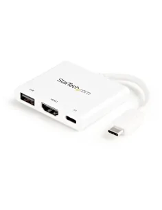 StarTech.com USB-C Multiport Adapter with HDMI - USB 3.0 Port - 60W PD - White