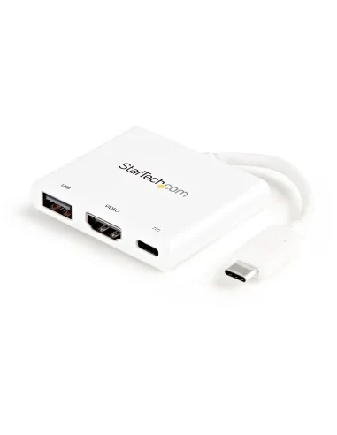 StarTech.com USB-C Multiport Adapter with HDMI - USB 3.0 Port - 60W PD - White
