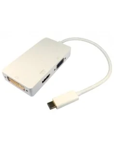 Cables Direct USB3C-HDV024K laptop dock/port replicator White