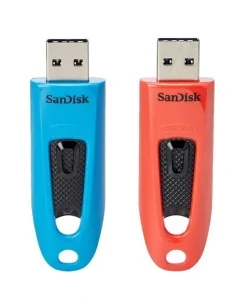 SanDisk Ultra USB flash drive 64 GB USB Type-A 3.2 Gen 1 (3.1 Gen 1) Blue, Red