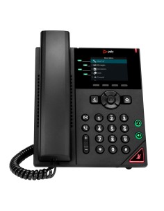 HP Poly VVX 250 4-Line IP Phone and PoE-enabled