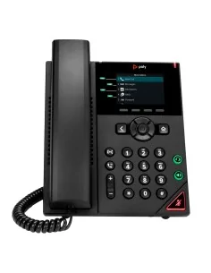 HP Poly VVX 250 4-Line IP Phone and PoE-enabled