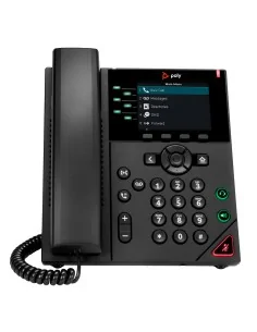 HP Poly VVX 350 6-Line IP Phone and PoE-enabled