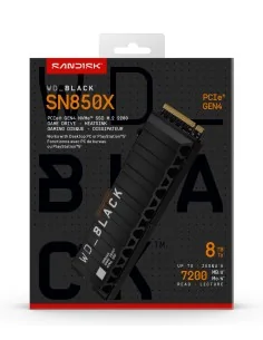 Western Digital WD_BLACK™ SN850X NVMe™ SSD POWERED BY SANDISK 8 TB, [With Heatsink]