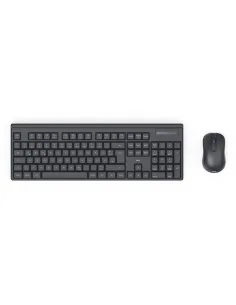 Hama WKM-100 keyboard Mouse included Universal RF Wireless QWERTY UK International Black
