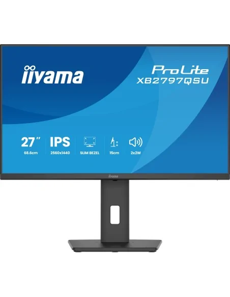iiyama ProLite XB2797QSU-B1 computer monitor 68.6 cm (27") 2560 x 1440 pixels Quad HD LED Black