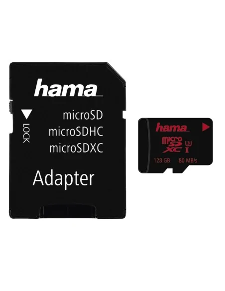 Hama microSDXC 128GB memory card Class 3 UHS-I