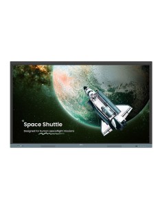BenQ RE7504 Interactive flat panel 190.5 cm (75") 450 cd/m² 4K Ultra HD Black, Grey Touchscreen Built-in processor Android