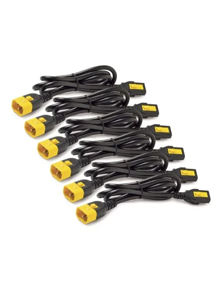 APC Power Cord Kit (6 ea), Locking, C13 TO C14, 0.6m, Blue
