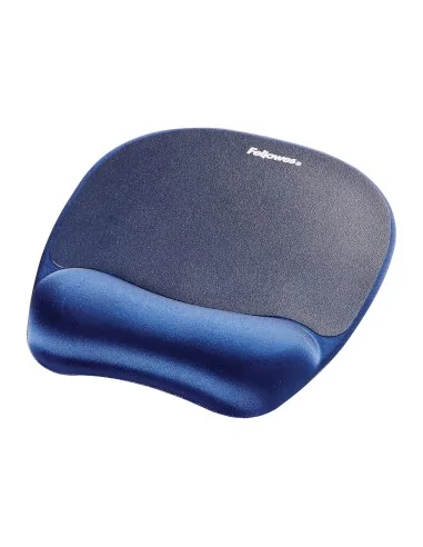 Fellowes Memory Foam Mouse Pad/Wrist Rest Sapphire